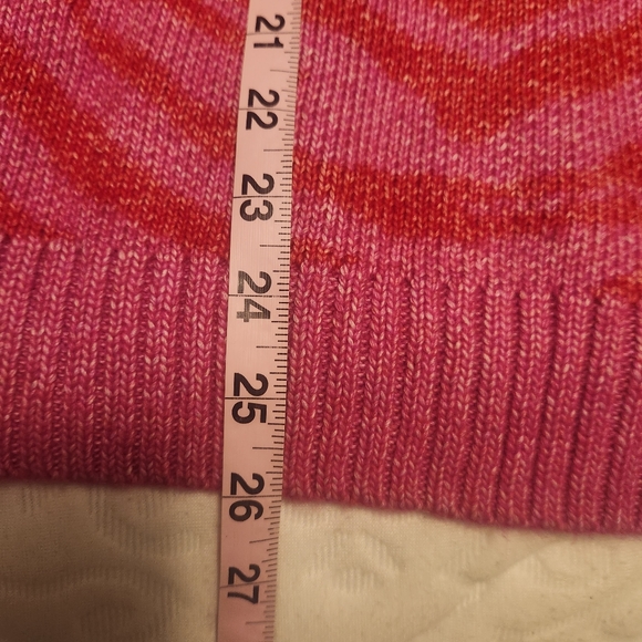Nine West pink and red pullover sweater. Size XXL. - Picture 10 of 10